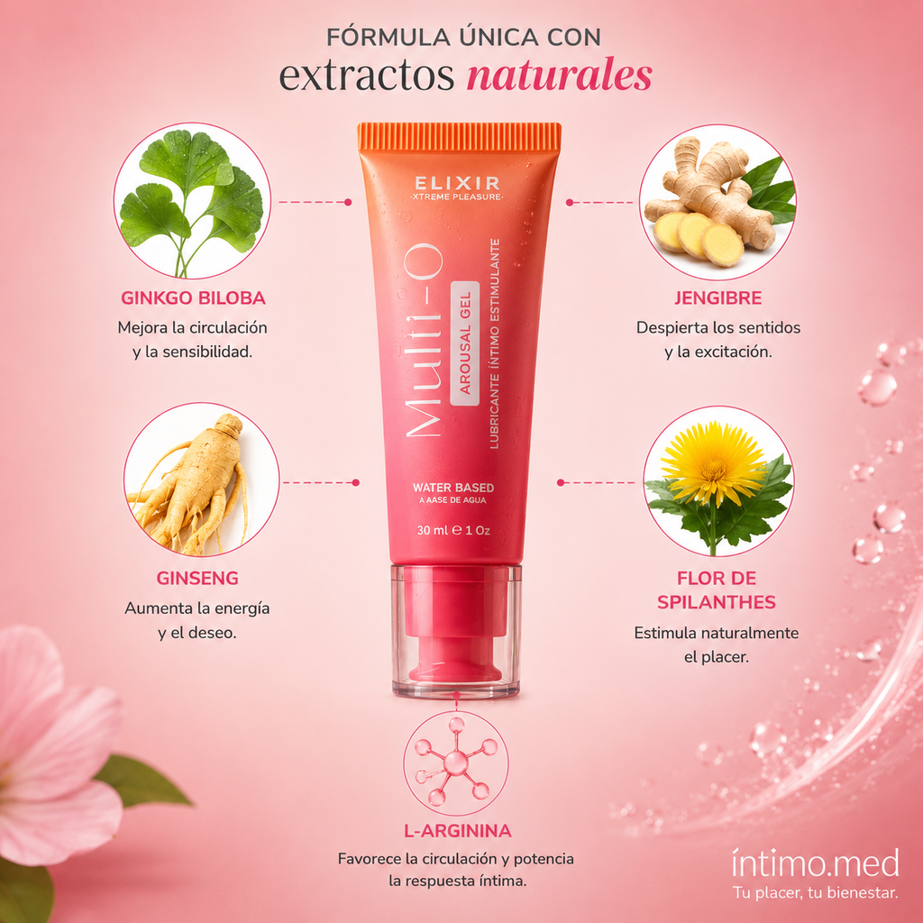 Multi-O Elixir | Lubricante Íntimo