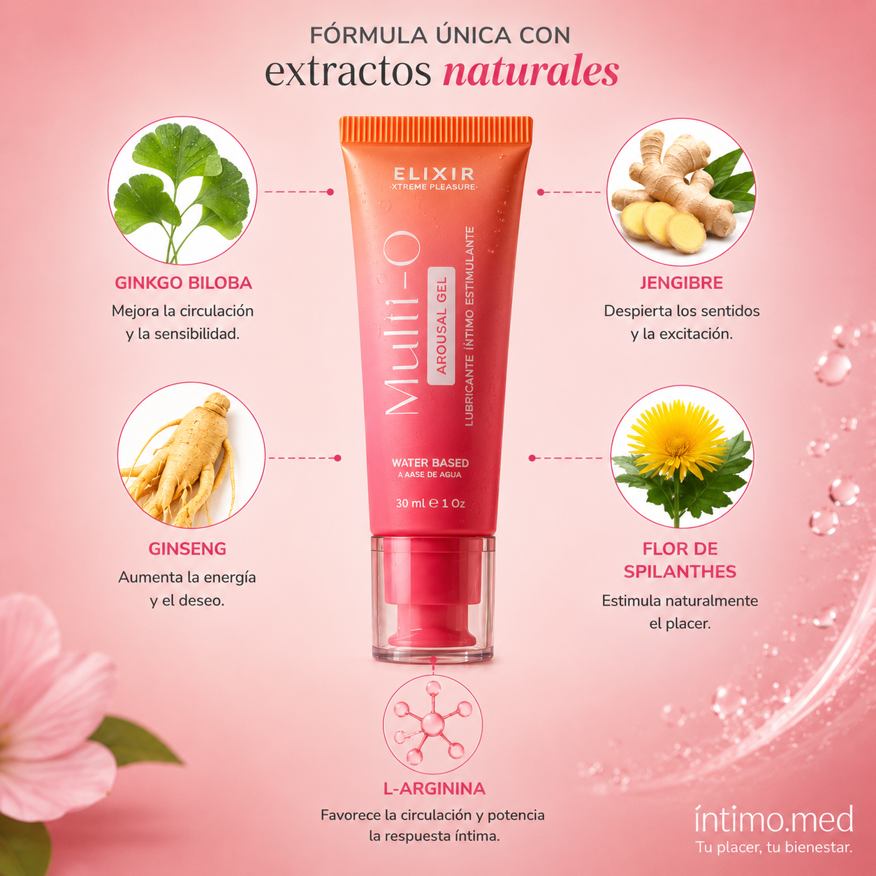 Multi-O Elixir | Lubricante Íntimo