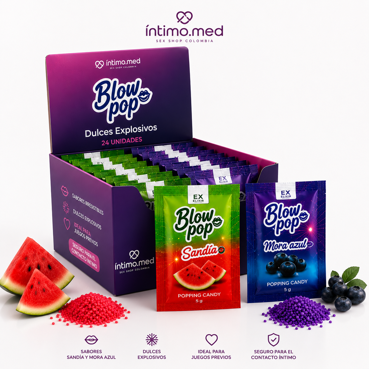 Blow Pop Elixir – Dulces Explosivos (Caja x24 o Unidad)
