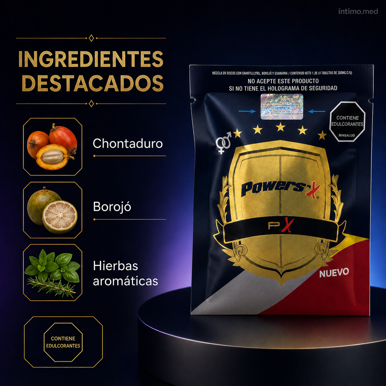 PowerS’X – Mezcla de hierbas aromáticas | Sobre x4
