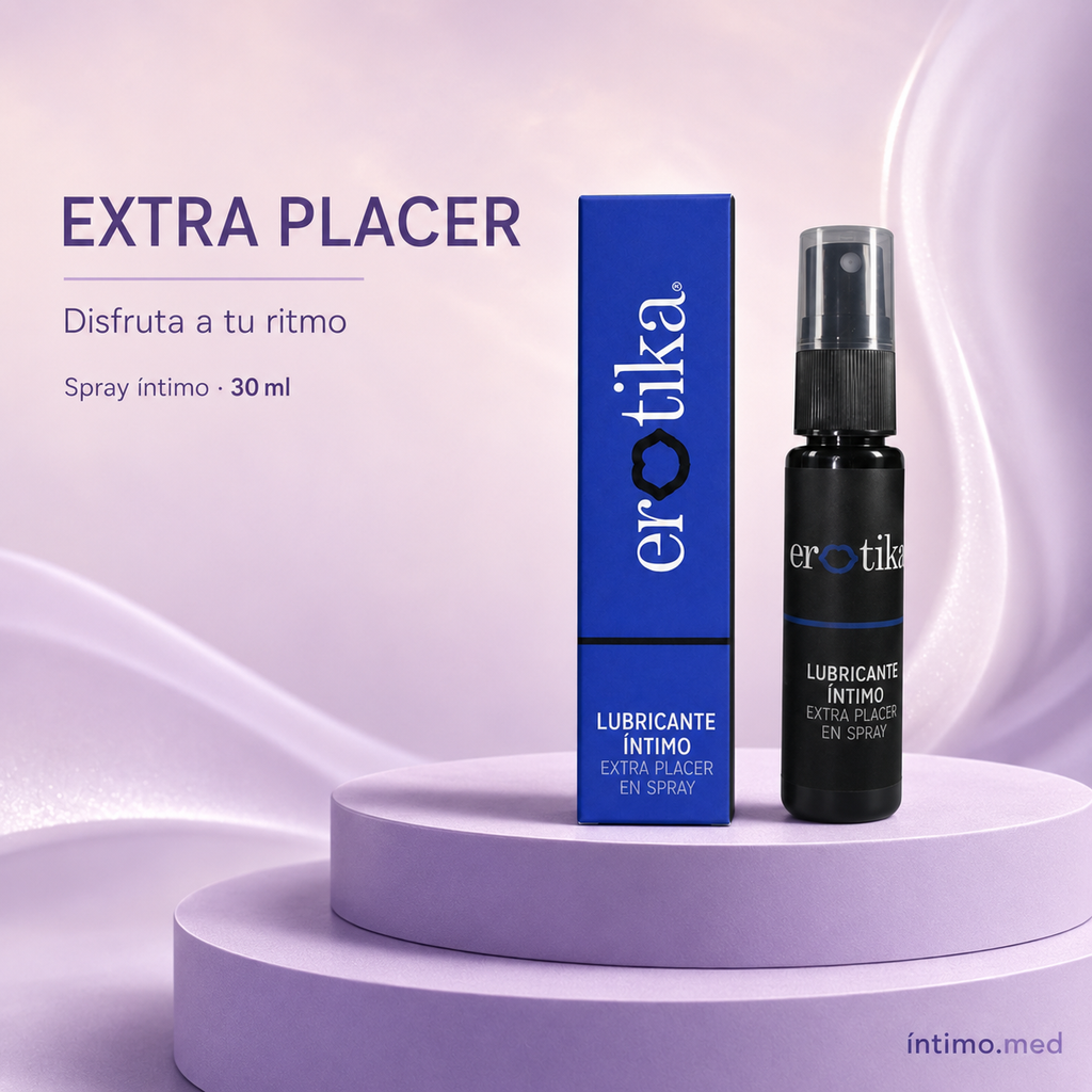 Retardante Íntimo Extra Placer Erotika 30 ml | Spray Base Agua
