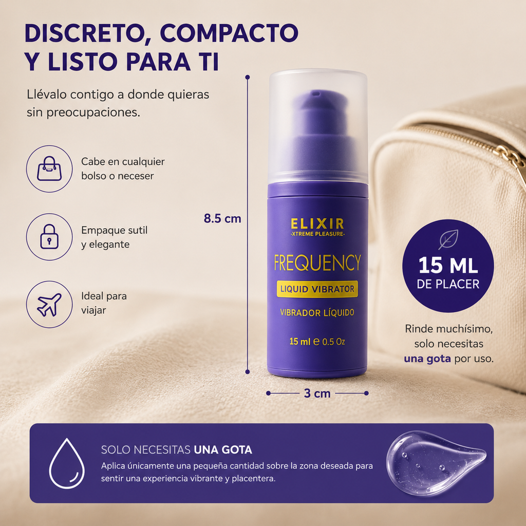 Frequency Elixir 15 ml | Gel estimulante íntimo