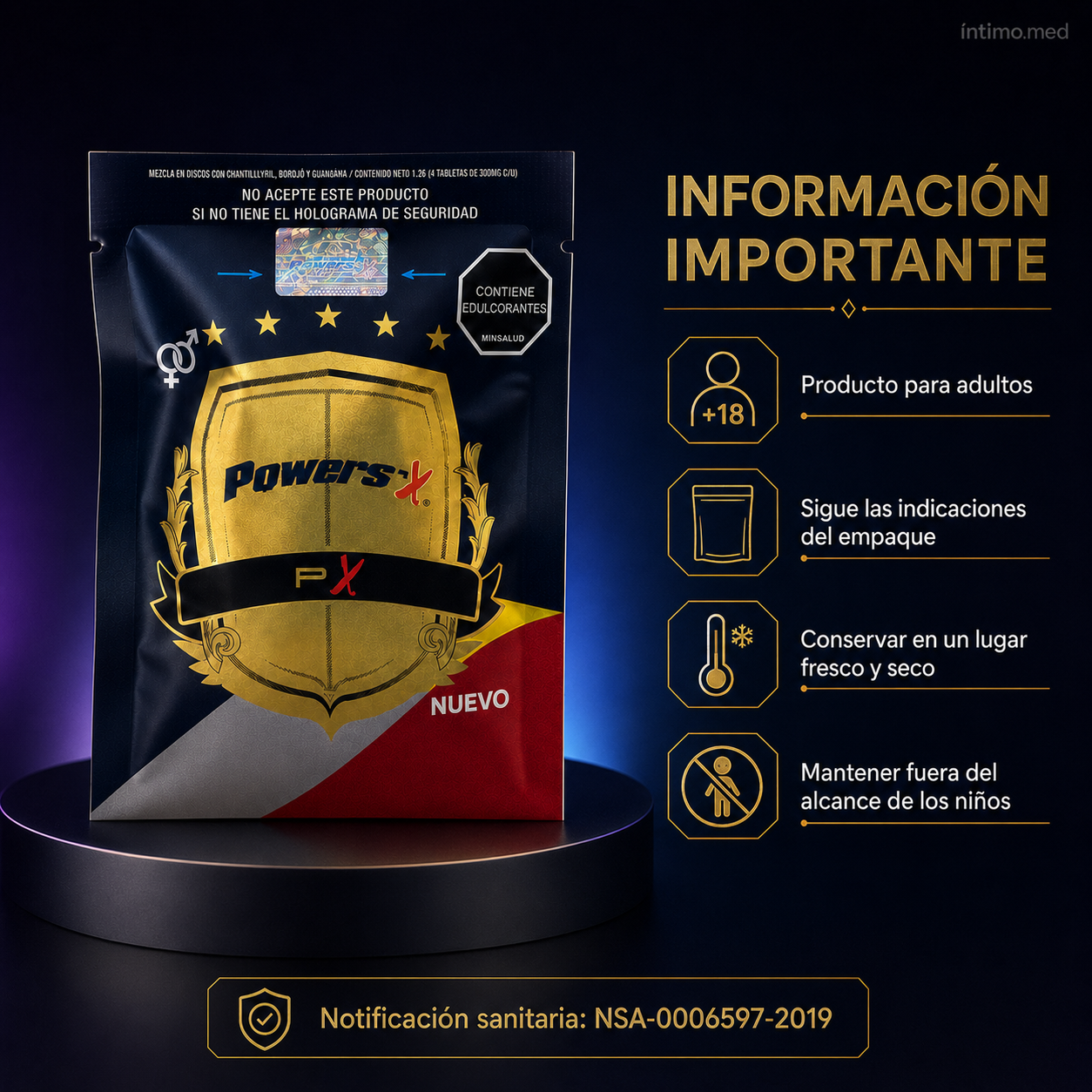 PowerS’X – Mezcla de hierbas aromáticas | Sobre x4