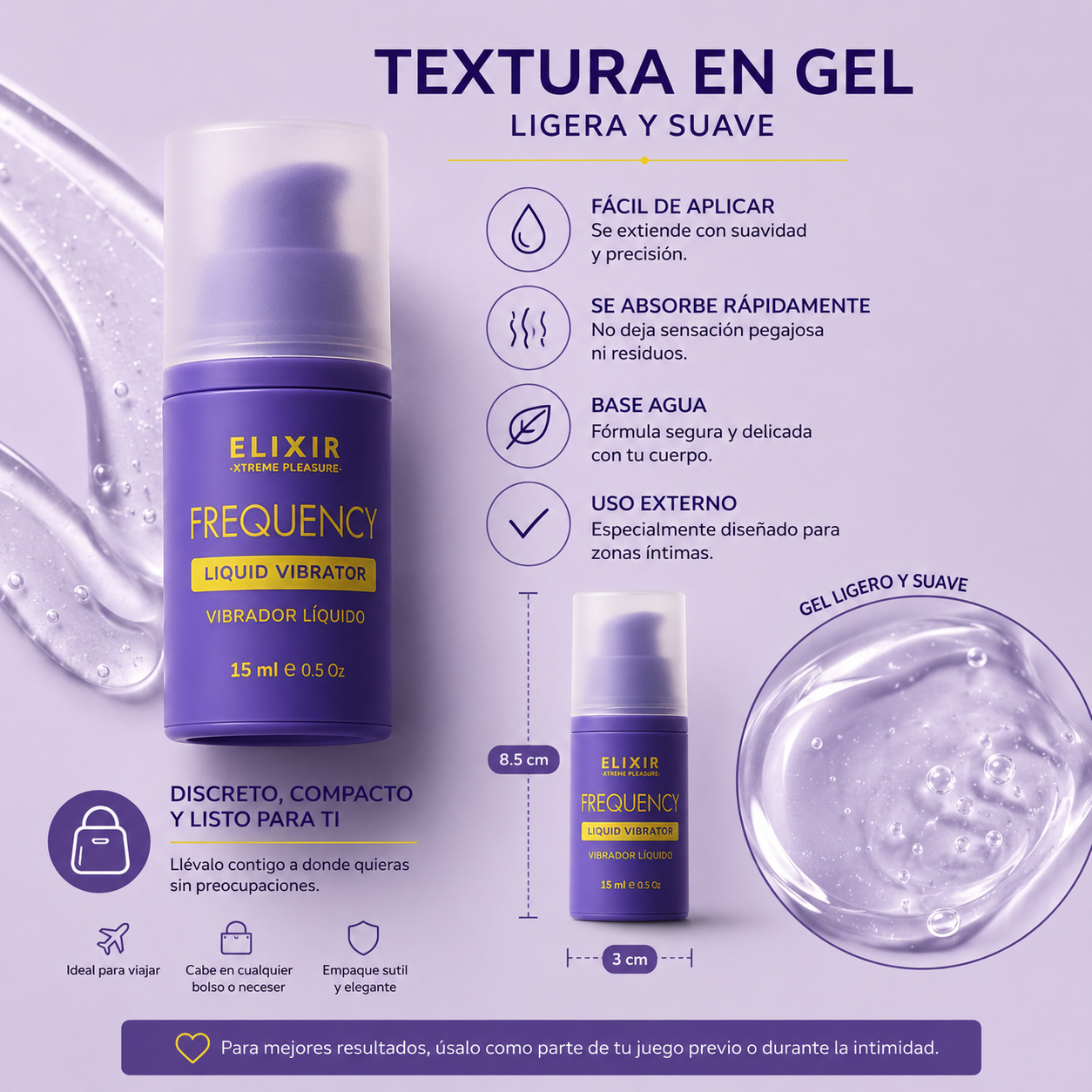 Frequency Elixir 15 ml | Gel estimulante íntimo